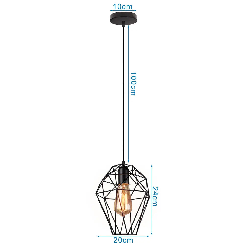Luces colgantes LED lámpara Colgante Vintage  E27