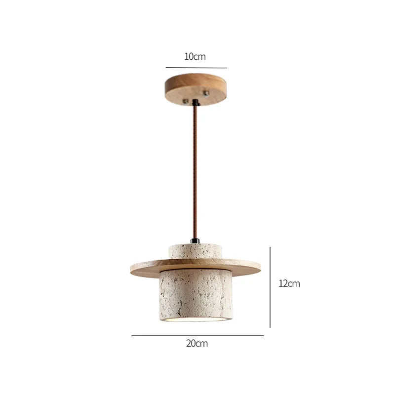 Lámpara Colgante Wabi-Sabi Aura - Iluminación Natural para comedor