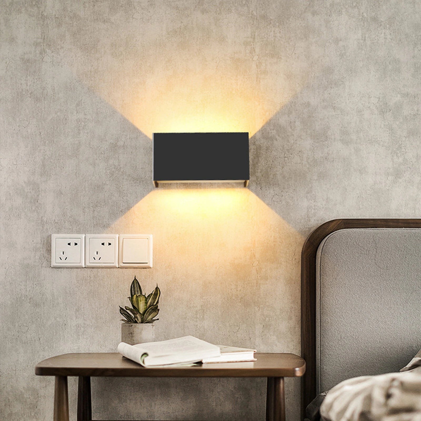 Lámpara de pared nórdica de Led impermeable