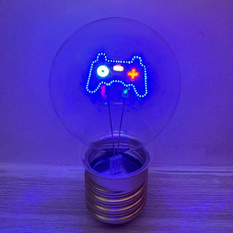 Bombilla LED Decorativa Recargable USB-C - Luz Neon Vintage