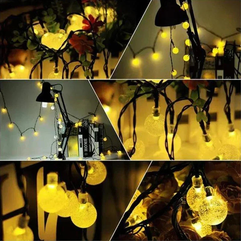 Guirlande Solaire LED Extérieure - Éclairage d'Ambiance pour Jardin et Terrasse
