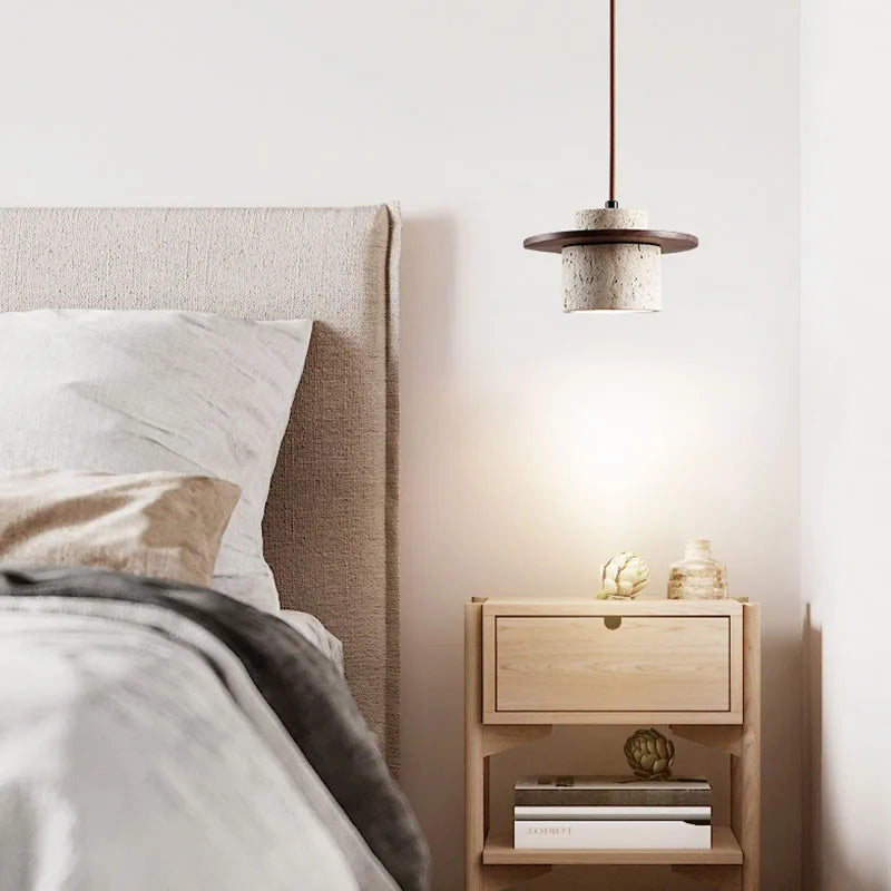 Lámpara Colgante Wabi-Sabi Aura - Iluminación Natural para comedor