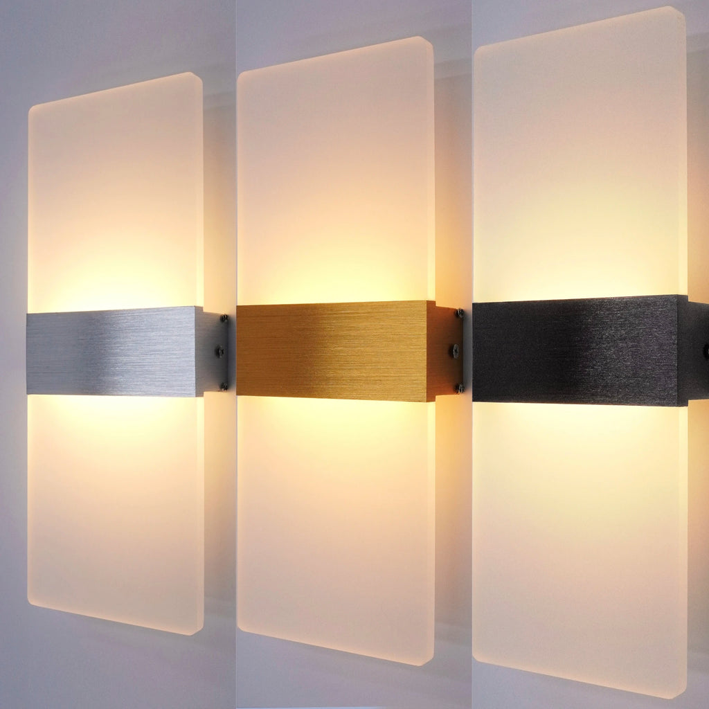 Lámpara de pared minimalista moderna, luz de pared LED para interiores