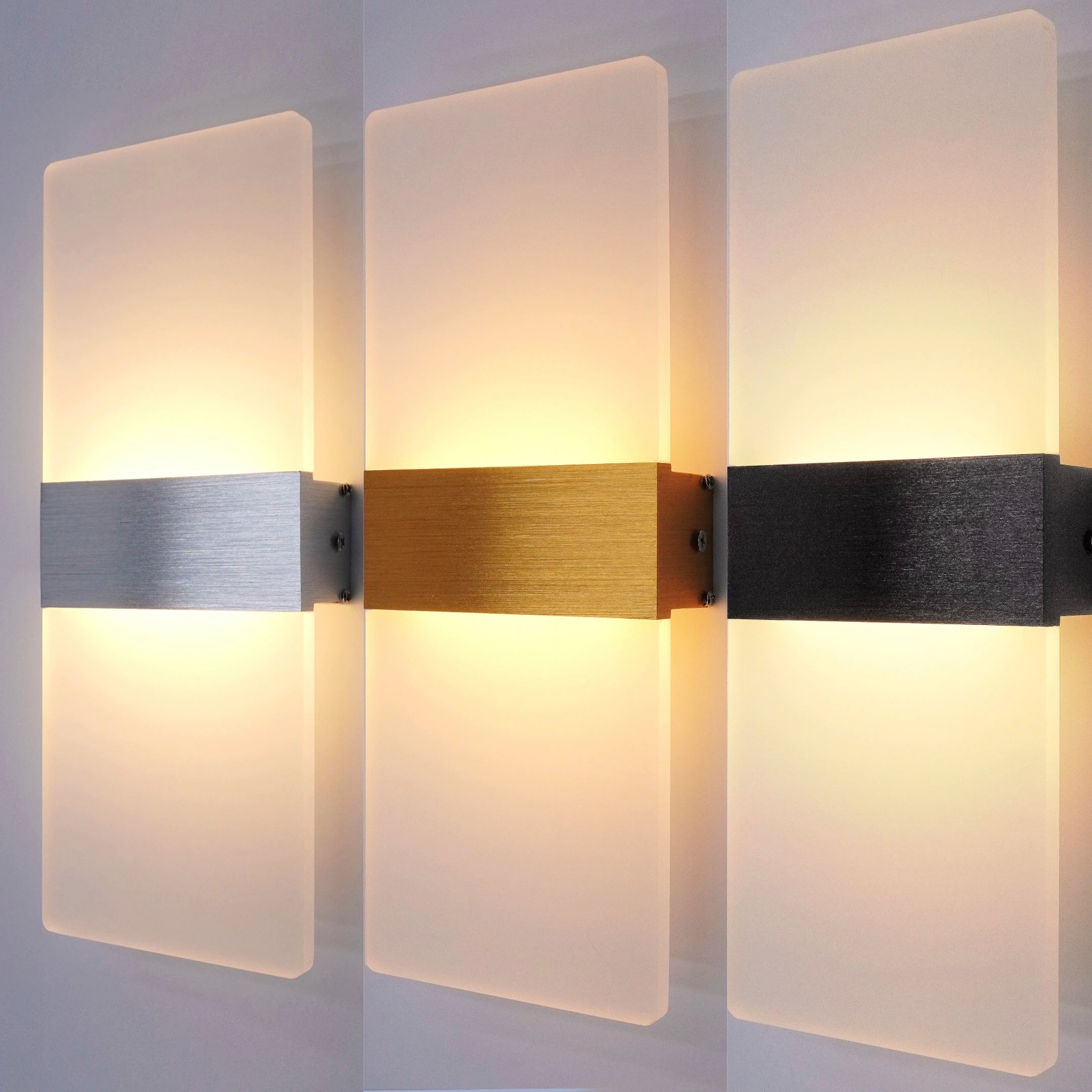 Lámpara de pared minimalista moderna, luz de pared LED para interiores