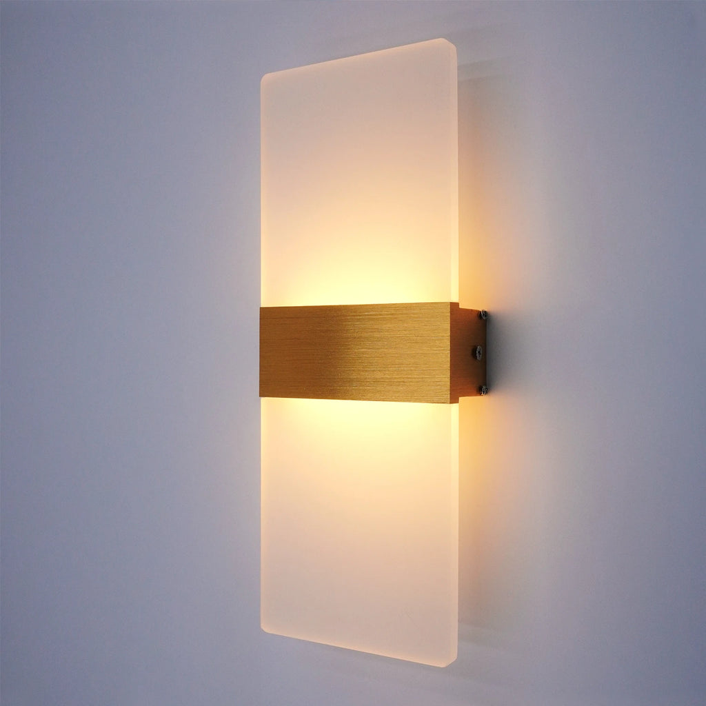Lámpara de pared minimalista moderna, luz de pared LED para interiores