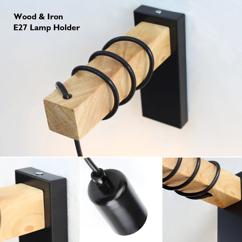 Aplique de Pared Moderno con Cable Colgante
