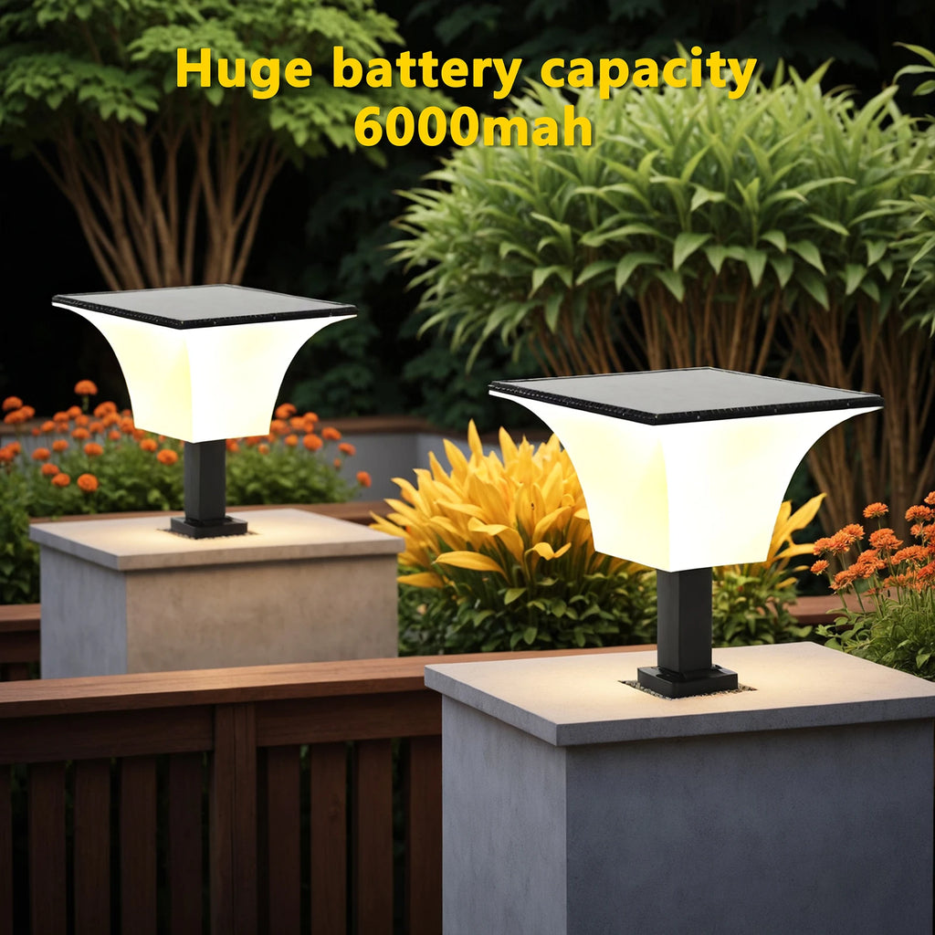Lámpara Solar LED Premium para Jardín - Sensor Automático y Resistente al Agua IP65
