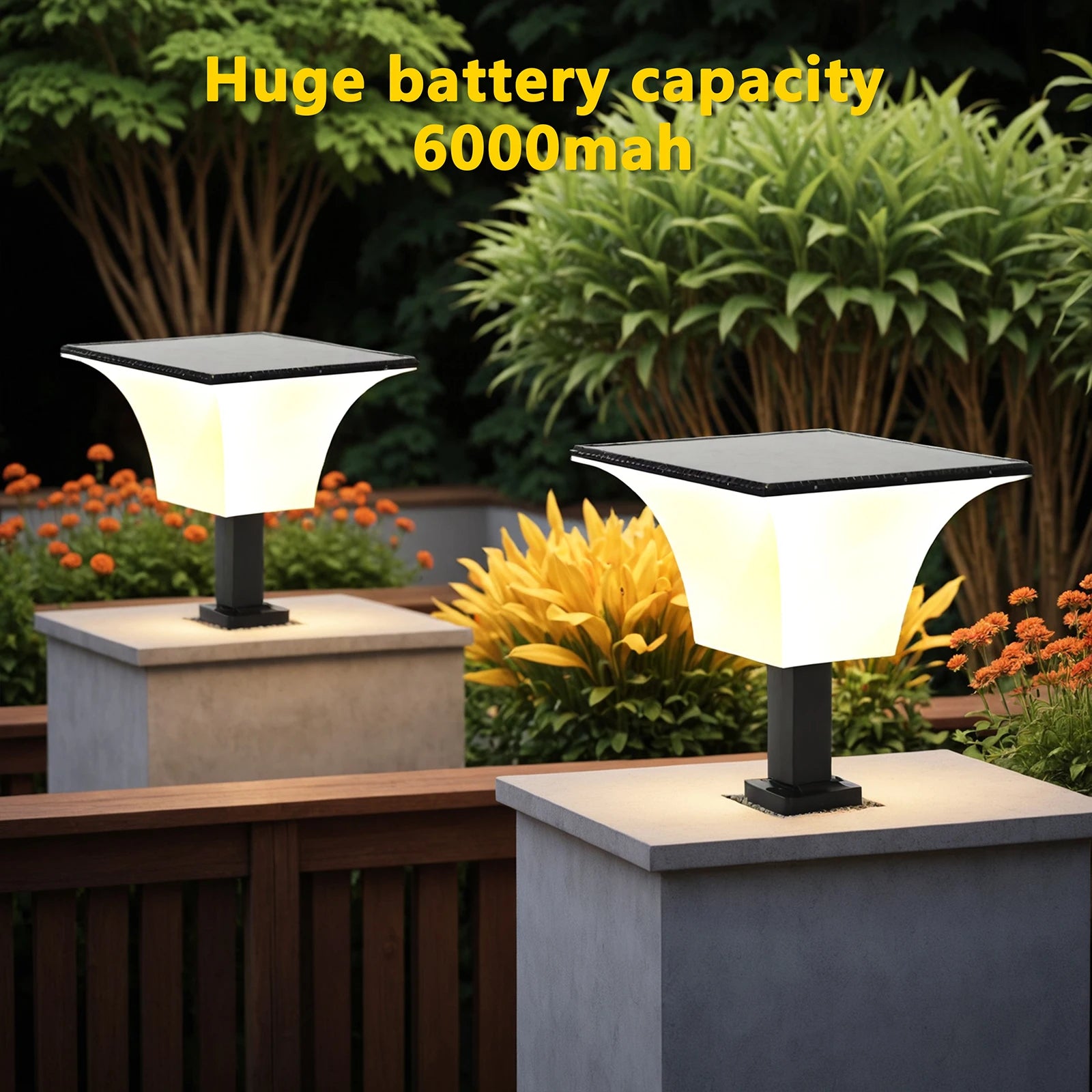 Lámpara Solar LED Premium para Jardín - Sensor Automático y Resistente al Agua IP65