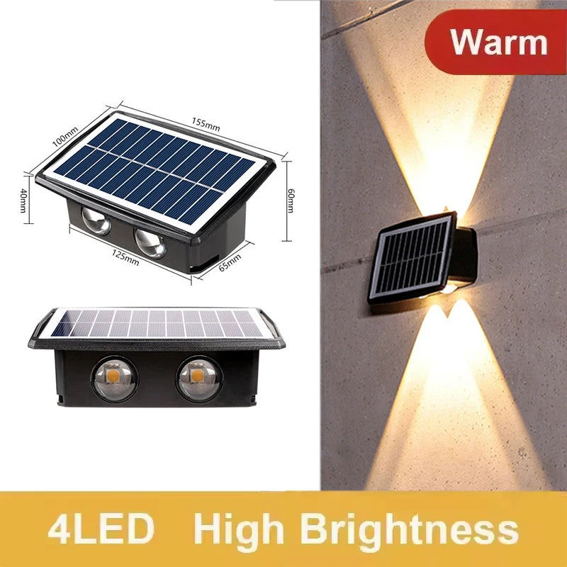 Lámpara Solar LED de Alta Potencia para Exterior - Iluminación Real Sin Cables