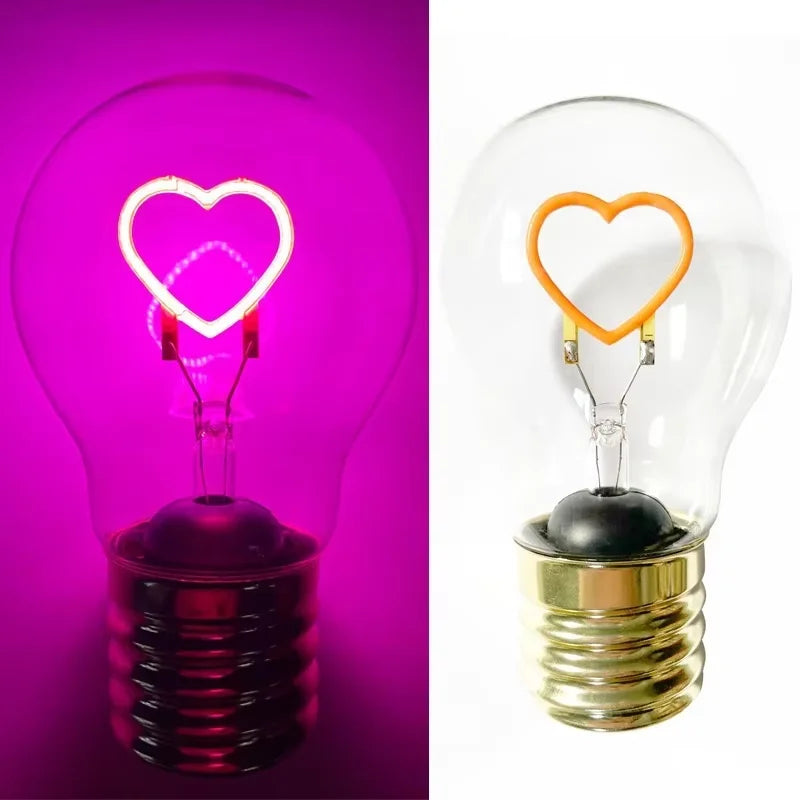 Bombilla LED Decorativa Recargable USB-C - Luz Neon Vintage