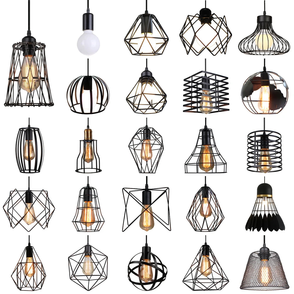 Luces colgantes LED lámpara Colgante Vintage  E27