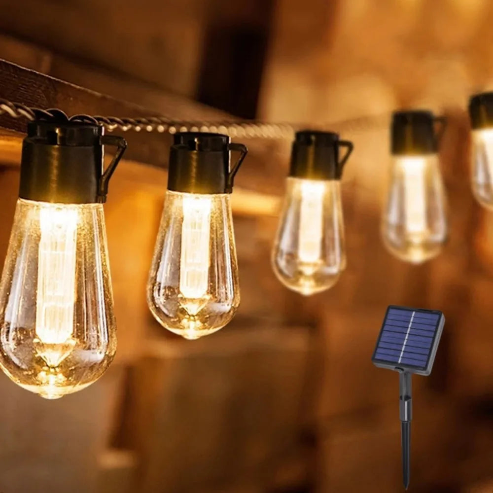 Guirnalda Solar Estilo Edison