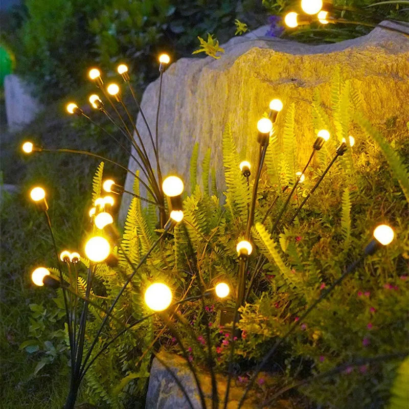 Lumières solaires décoratives "Lucioles" pour jardin