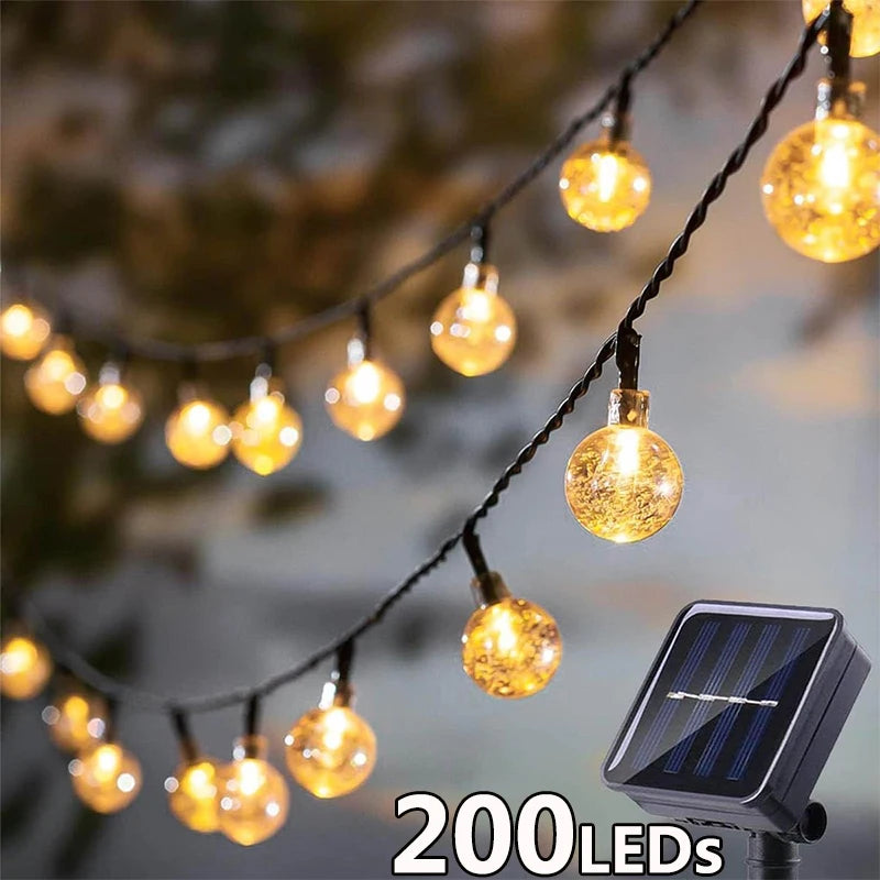 Guirlande Solaire LED Extérieure - Éclairage d'Ambiance pour Jardin et Terrasse