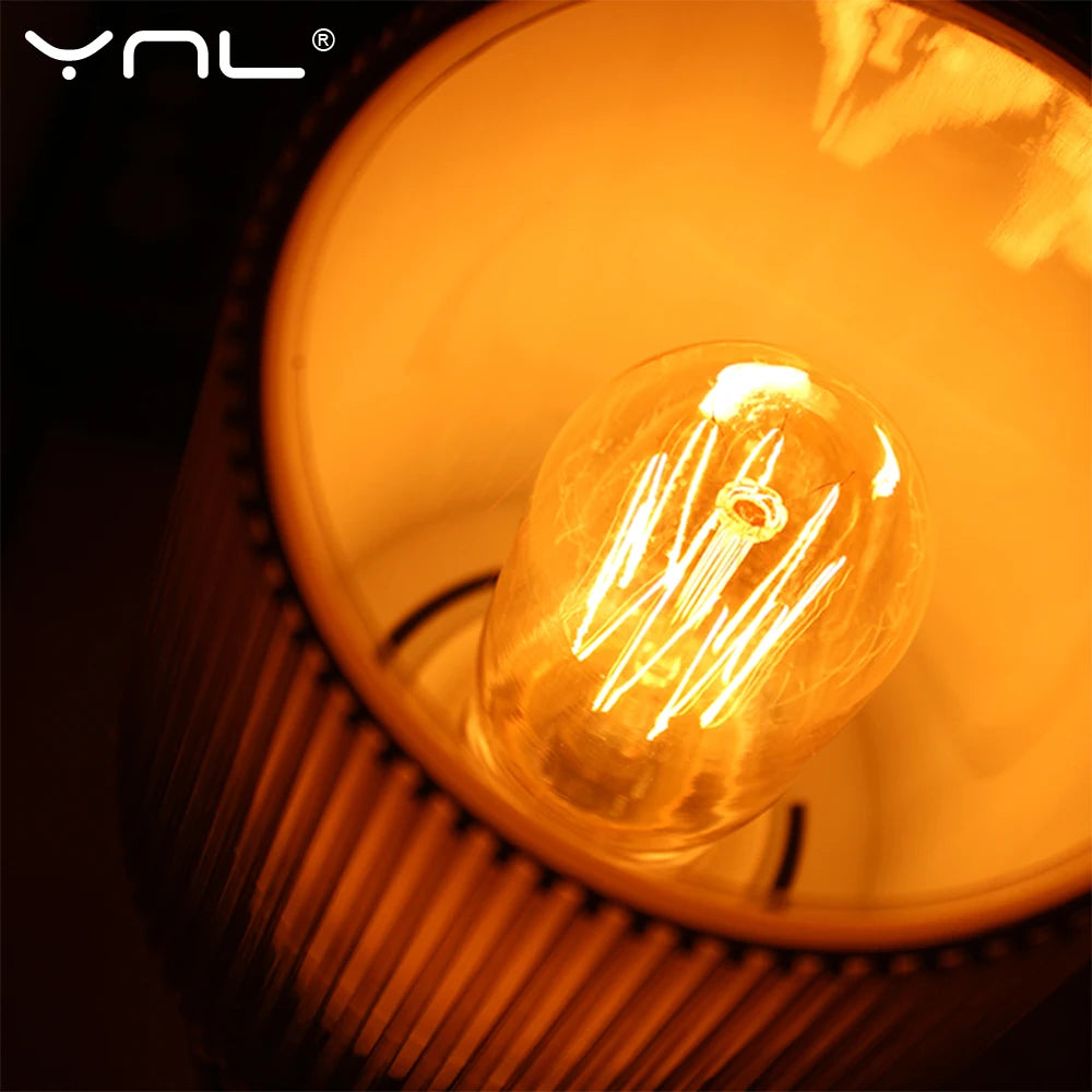 Bombilla incandescente de filamento, iluminación vintage estilo Edison