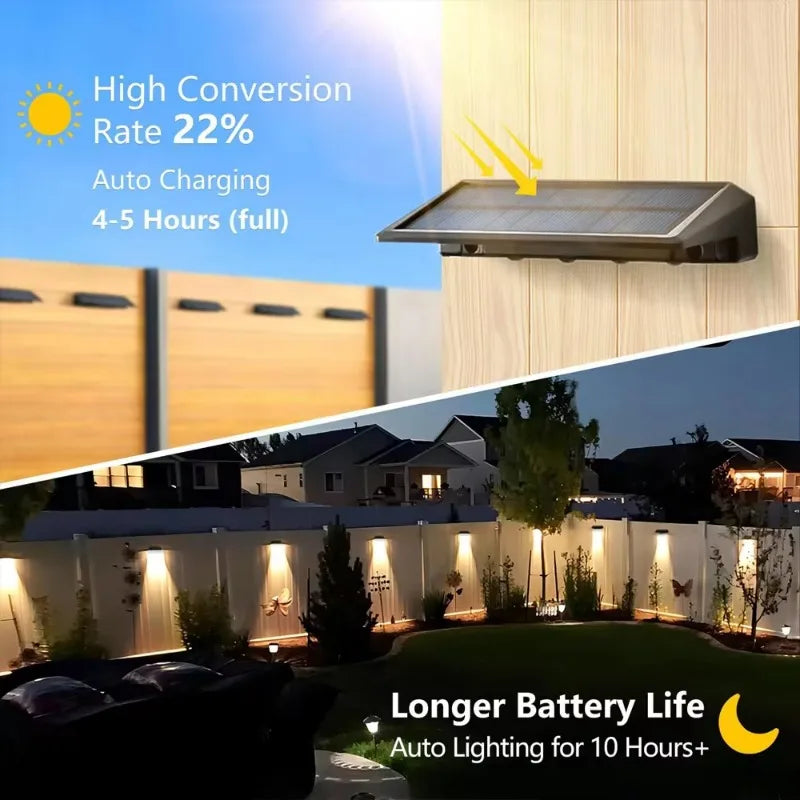 Lámpara Solar LED para Exterior - Iluminación Potente para Jardín Impermeable
