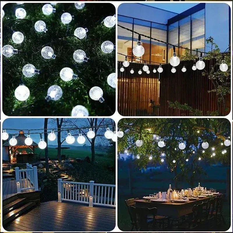Guirlande Solaire LED Extérieure - Éclairage d'Ambiance pour Jardin et Terrasse