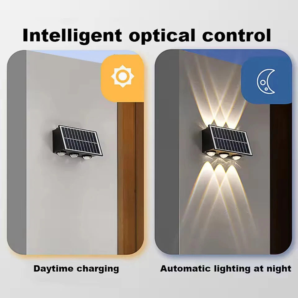 Lámpara Solar LED de Alta Potencia para Exterior - Iluminación Real Sin Cables