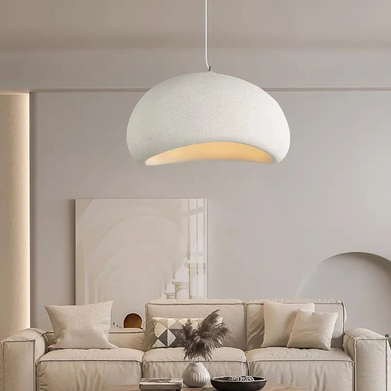 Lámparas de techo LED modernas, colgantes nórdicas Wabi Sabi