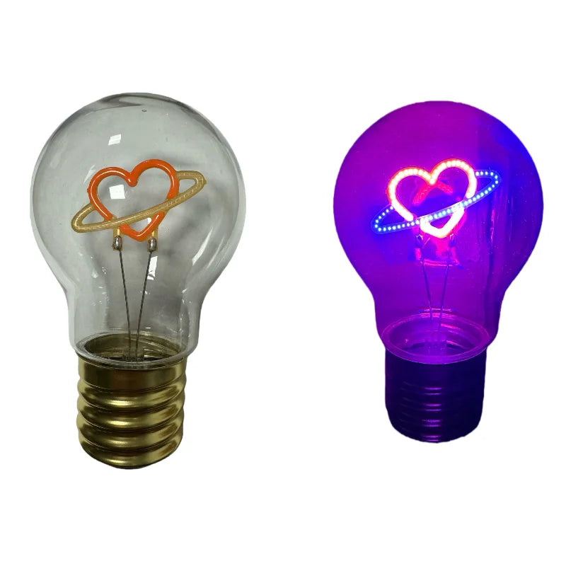 Bombilla LED Decorativa Recargable USB-C - Luz Neon Vintage