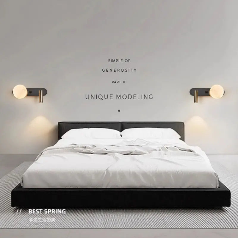 Aplique de Pared LED Moderno con Luz de Lectura - Lámpara Minimalista para Dormitorio