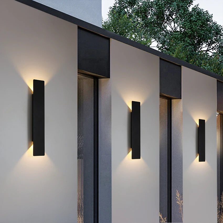 Lámpara de Pared LED exterior diseño minimalista
