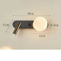 Aplique de Pared LED Moderno con Luz de Lectura - Lámpara Minimalista para Dormitorio