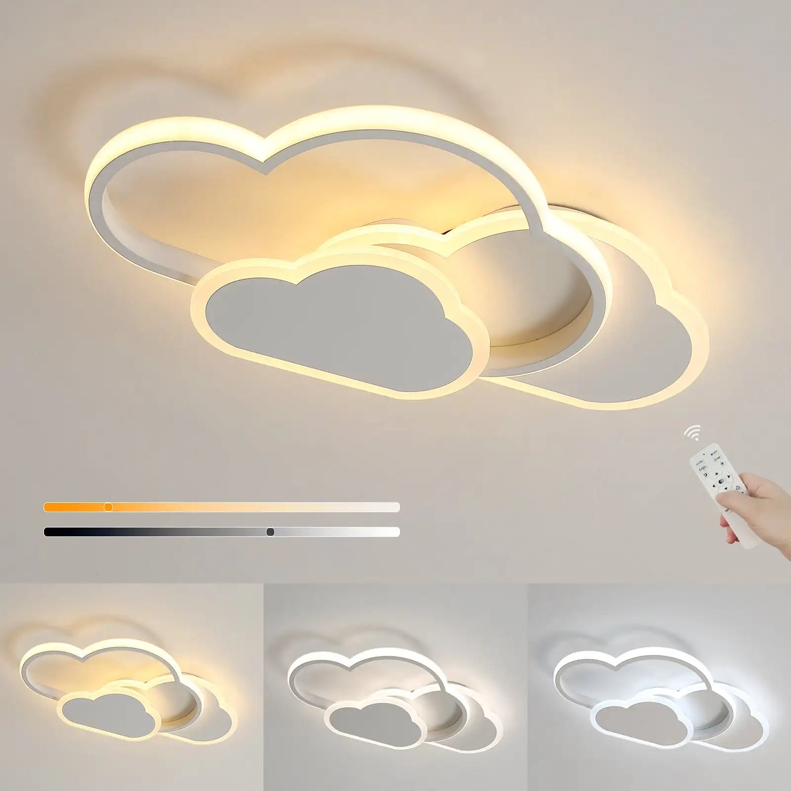 Lámpara de techo LED en forma de Nube
