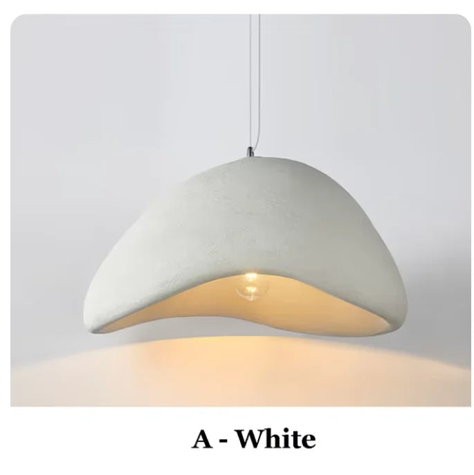 Lámparas de techo LED modernas, colgantes nórdicas Wabi Sabi