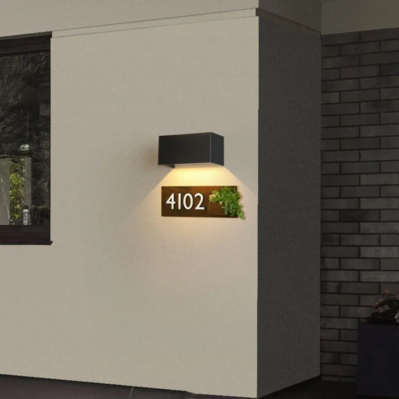 Lámpara de pared nórdica de Led impermeable