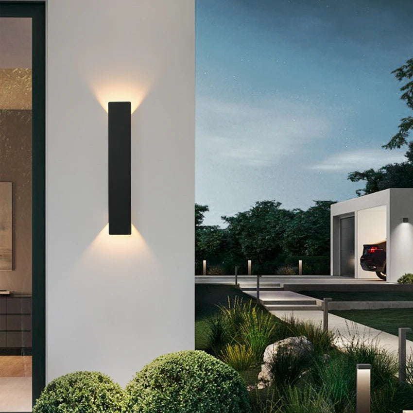 Lámpara de Pared LED exterior diseño minimalista