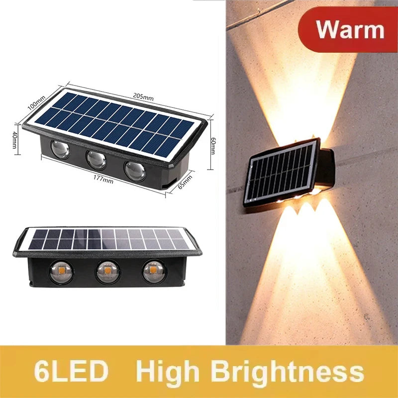 Lámpara Solar LED de Alta Potencia para Exterior - Iluminación Real Sin Cables