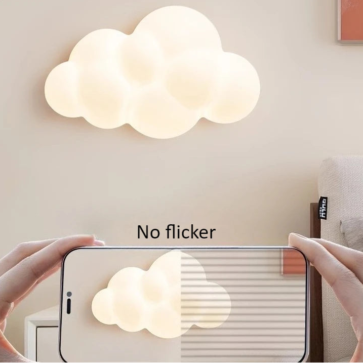 Lámpara de pared LED de nube brillante