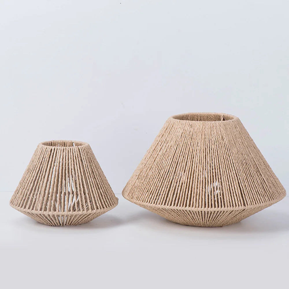 Lámpara Colgante de Techo en Ratán Natural - Estilo Boho