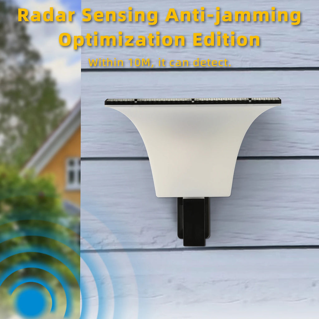 Lámpara Solar LED Premium para Jardín - Sensor Automático y Resistente al Agua IP65