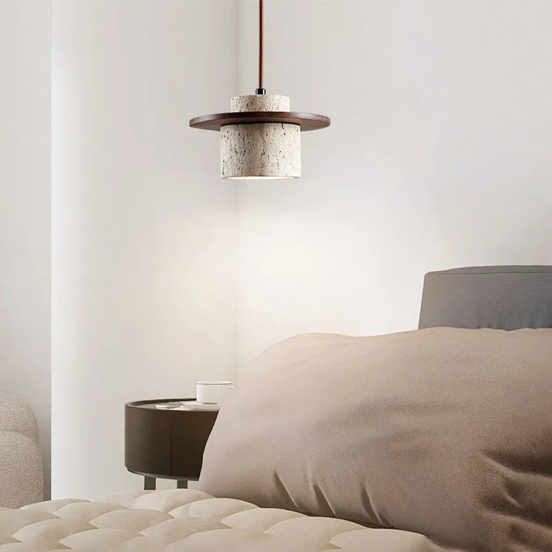Lámpara Colgante Wabi-Sabi Aura - Iluminación Natural para comedor
