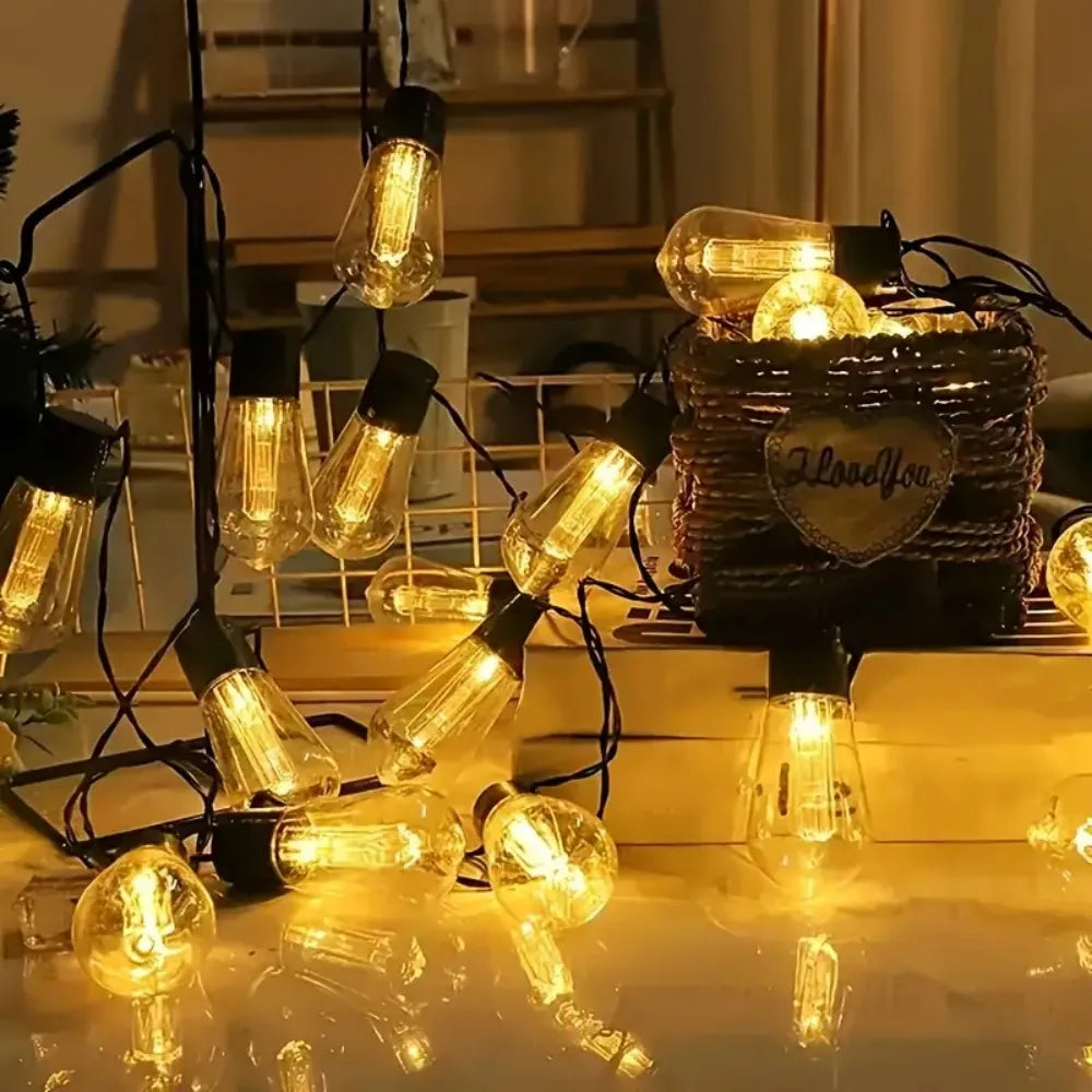 Guirnalda Solar Estilo Edison
