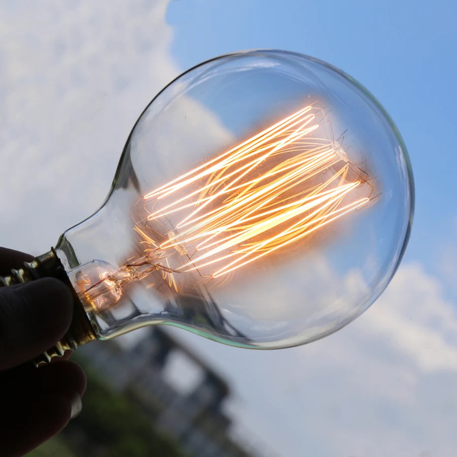 Bombilla incandescente de filamento, iluminación vintage estilo Edison