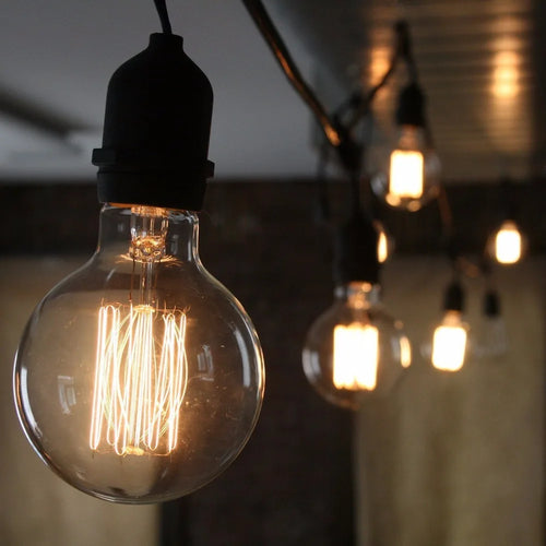 Bombilla incandescente de filamento, iluminación vintage estilo Edison