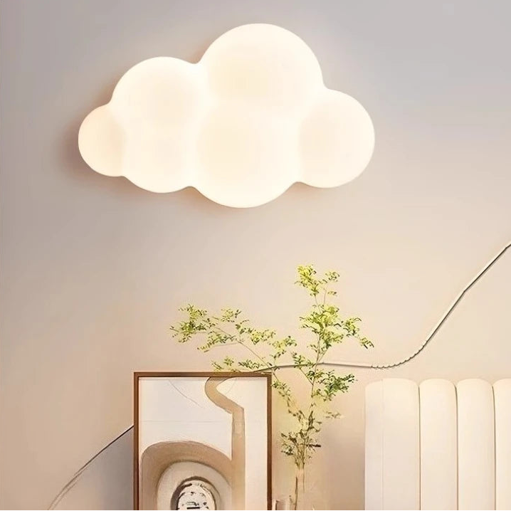 Lámpara de pared LED de nube brillante