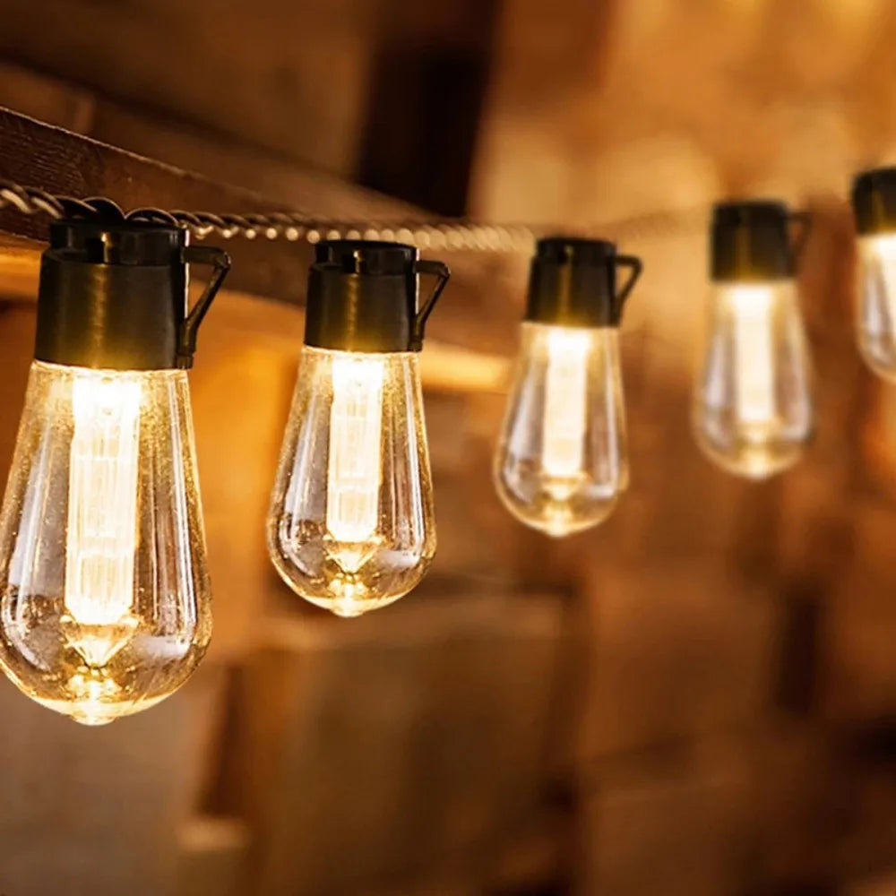 Guirnalda Solar Estilo Edison
