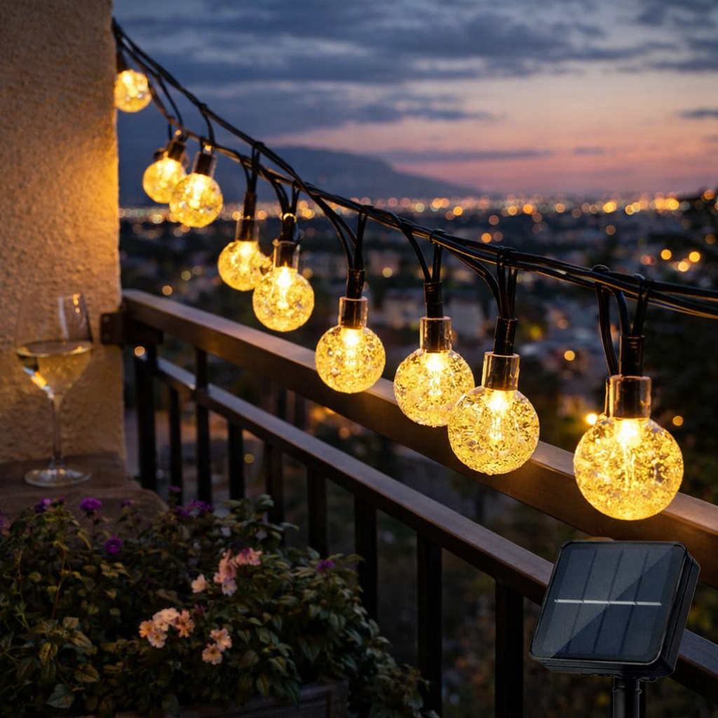 Guirlande Solaire LED Extérieure - Éclairage d'Ambiance pour Jardin et Terrasse